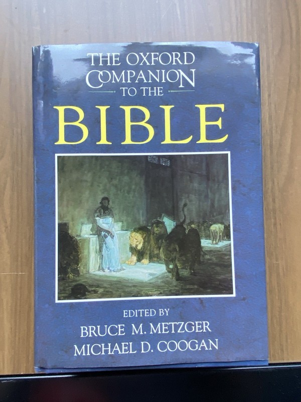 Oxford Companion to the Bible by Michael David Coogan (1993, Hardcover)