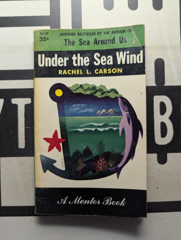 Under the Sea Wind by Rachel L. Carson 1955 Paperback Vintage! A Mentor Book