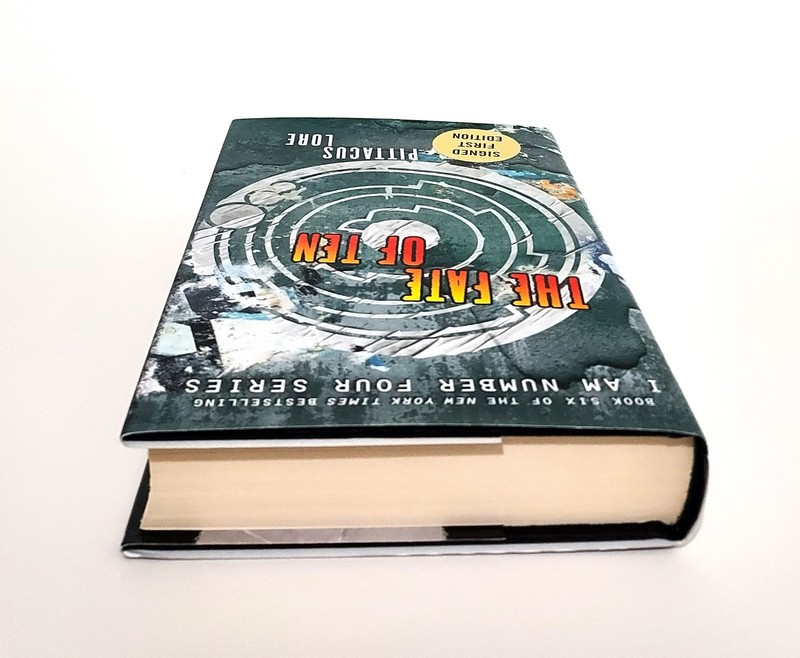 The Fate of Ten Pittacus Lore Signed First Edition HC Book Lorien Legacies 6 gallery
