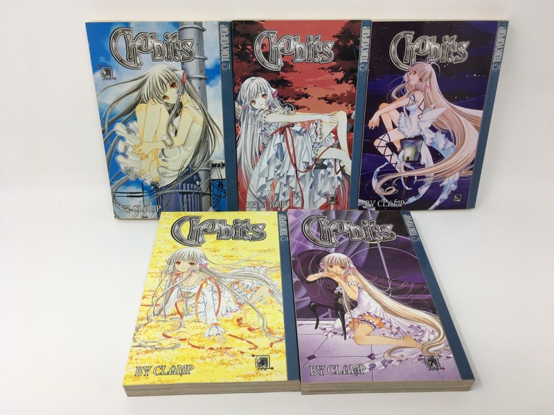 Chobits by Clamp – TokyoPop Manga – Lot of 5 (Books 1, 2, 3,4, & 7) In English