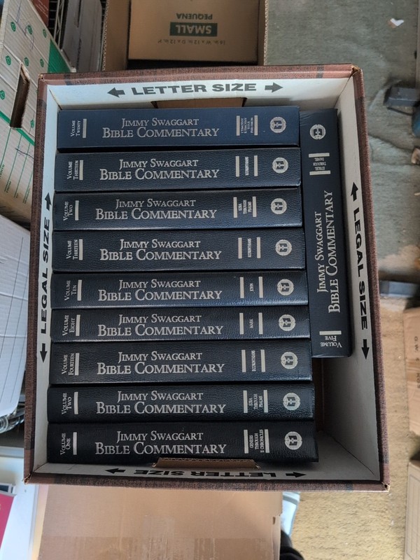 Jimmy Swaggart Bible Commentary Lot Of 10 Volumes, Presctine Condition gallery