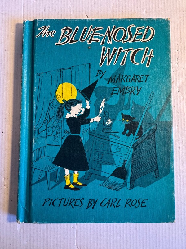 Blue-Nosed Witch Margaret Embry Hardcover Good 1956 Holiday House Book Club Ed