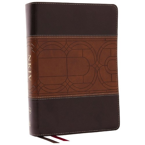 NKJV Study Bible, Leathersoft, Brown, Full-Color, Comfort Print: The Complete