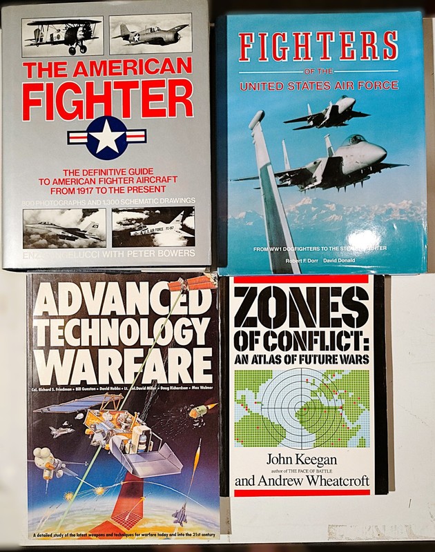 Military Aviation & Strategy Book Lot Fighter Jet Air Warfare Technology History