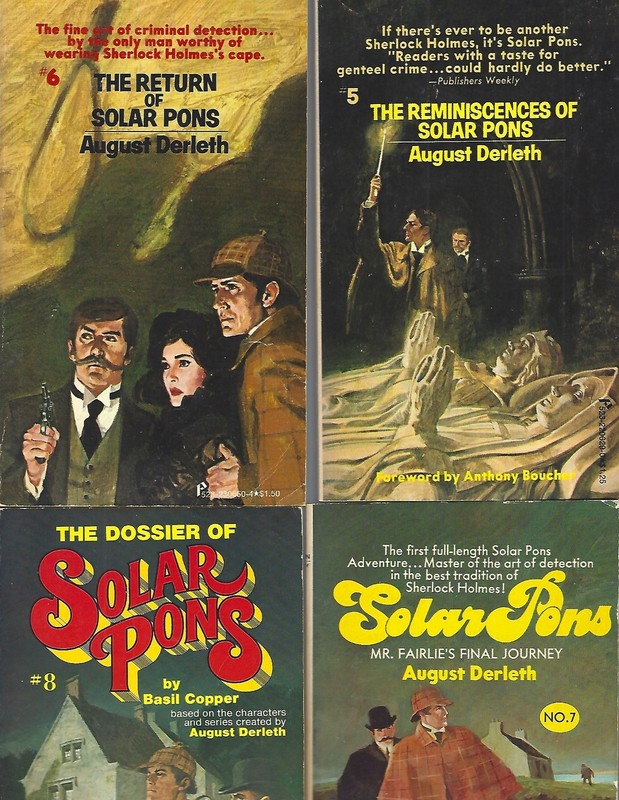 VINTAGE PAPERBACKS-SOLAR PONS-FULL SET-#1 TO 11- AUGUST DERLETH-BASIL COPPER gallery