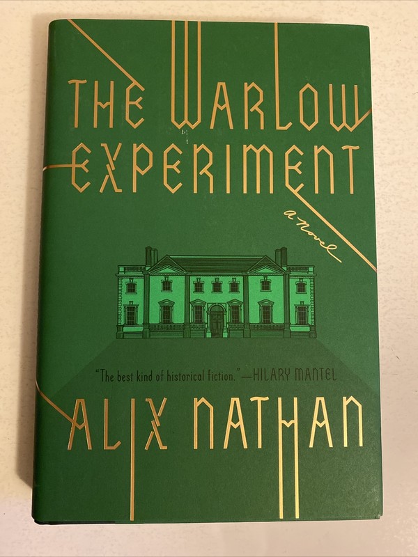 The Warlow Experiment by Alix Nathan HC DJ 1ST AMERICAN EDITION 258 PAGES gallery