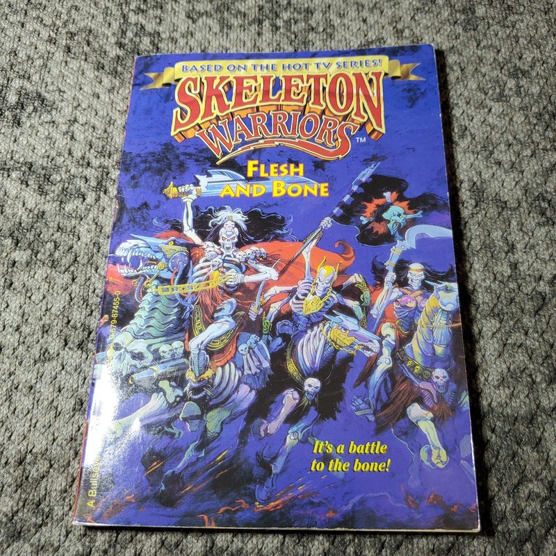 Skeleton Warriors: Flesh and Bone Courtney 1995 1st Printing Fantasy Random