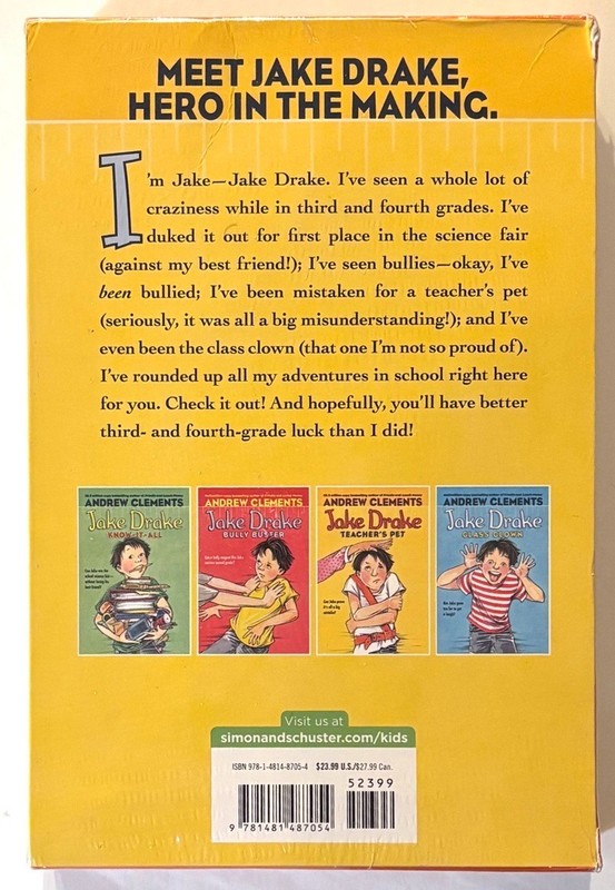 Children's Books - The Jake Drake Collection - Andrew Clements - New and Sealed gallery
