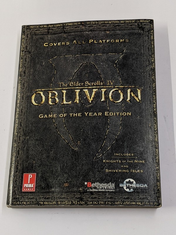 The Elder Scrolls IV Oblivion Game of the Year Edition Prima Guide All Platforms