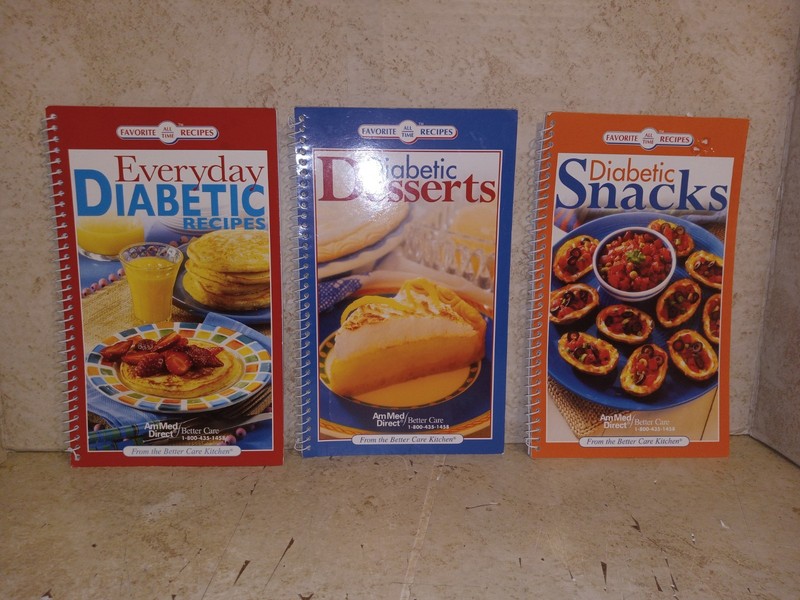 ALL TIME FAVORITE RECIPES Diabetic Cookbook Lot • Snacks • Desserts • Everyday gallery