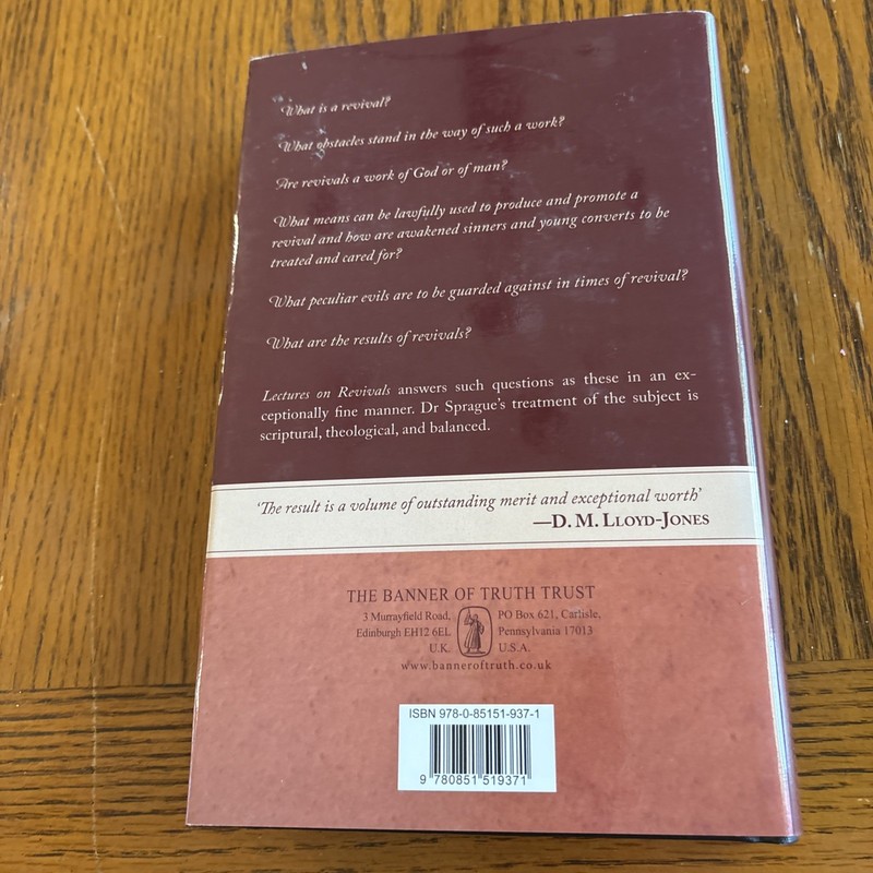 Lectures On Revivals By W. B. Sprague HBDJ gallery