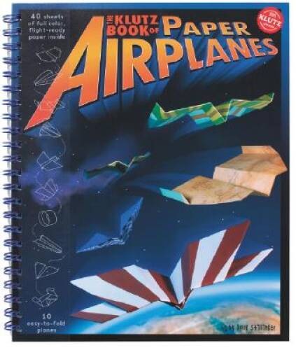 Klutz The Klutz Book of Paper Airplanes Craft Kit – Spiral-bound – GOOD