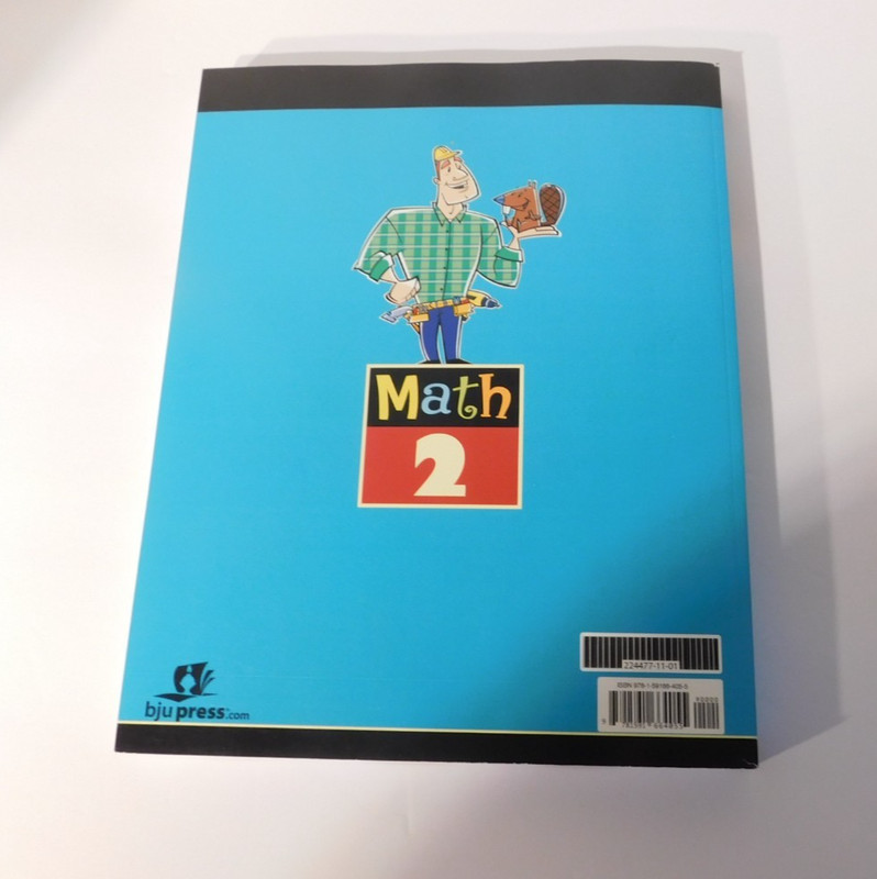 Math 2 Reviews - BJU Curriculum - barely Used - 328 pages Private and home schoo gallery