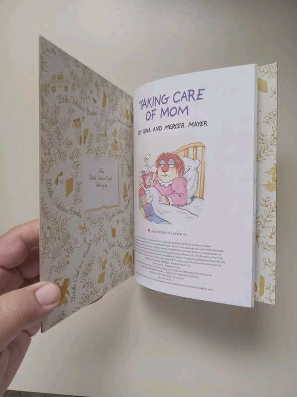 Little Golden Book Ser.: Taking Care of Mom by Mercer Mayer (2020, Hardcover) gallery