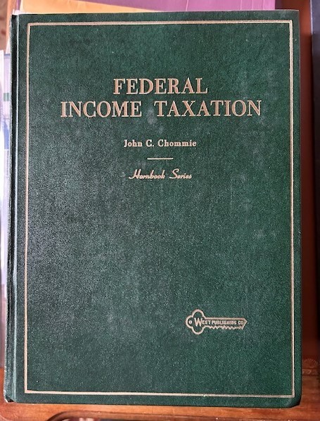 Federal Income Taxation Hornbook Series 1973 Very good condition