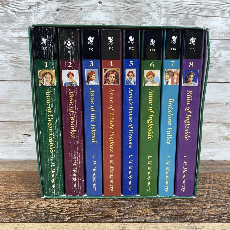 The Complete Anne of Green Gables Books Box Set by L.M. Montgomery Lot 1-8