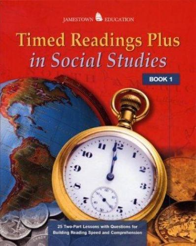 Timed Readings Plus in Social Studies Book 1: 25 Two-Part Lessons with…