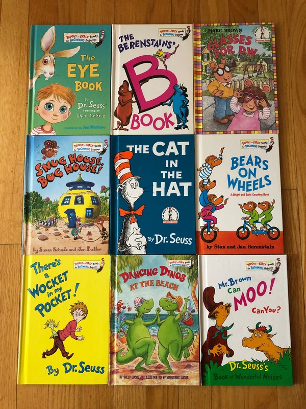 Lot of 9 HC Dr Seuss Books ~ There’s a Wocket in My Pocket + The Berenstain’s +7