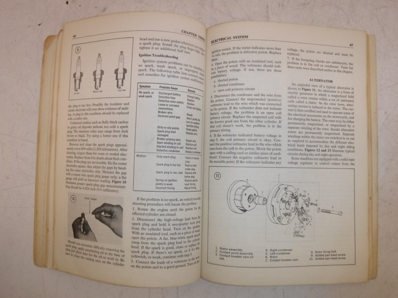 Clymer Suzuki Service Repair Handbook/Manual 125-500cc Twins 1964-74 M366 gallery
