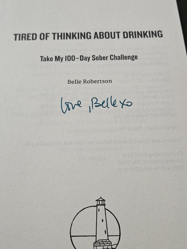 Tired of Thinking About Drinking: Take My 100-Day Sober C... by Robertson, Belle gallery