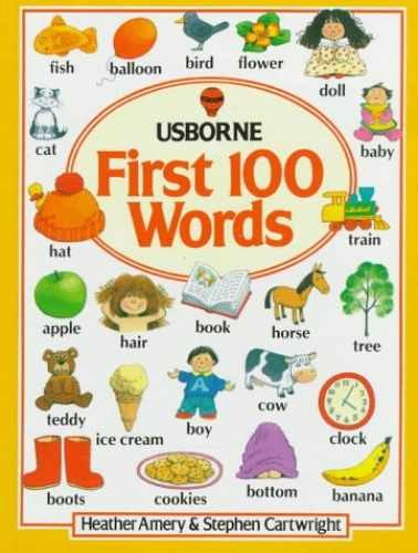 First Hundred Words – Hardcover, by Amery Heather; Cartwright – Very Good