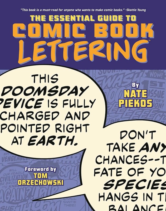 The Essential Guide to Comic Book Lettering – paperback Piekos, Nate|Orzecho…