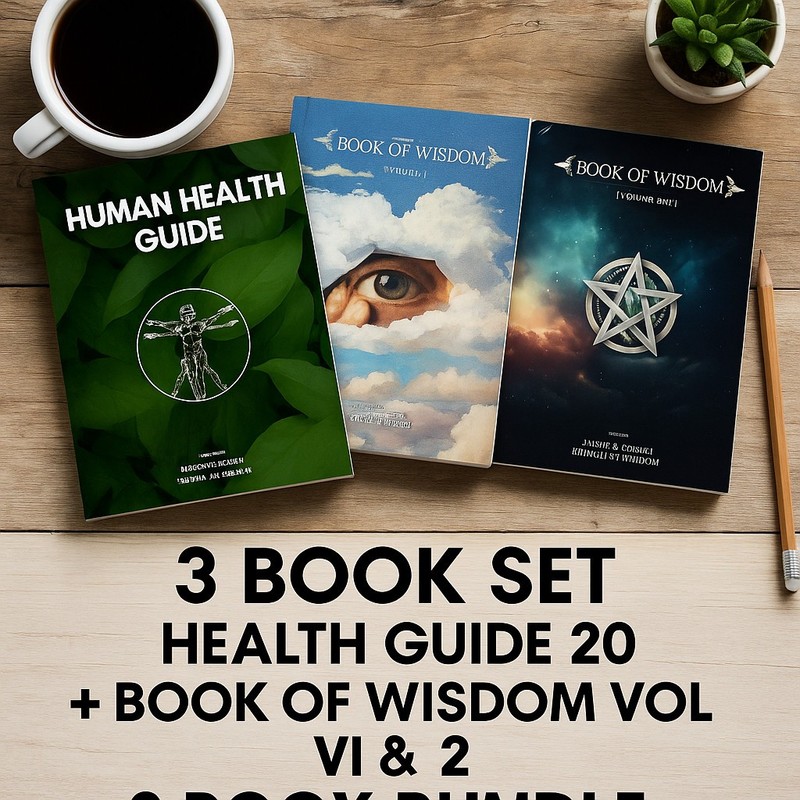 Health Guide 20 + Book of Wisdom Vol 1 & 2 by Harry B. Joseph – 3 Book BUNDLE gallery