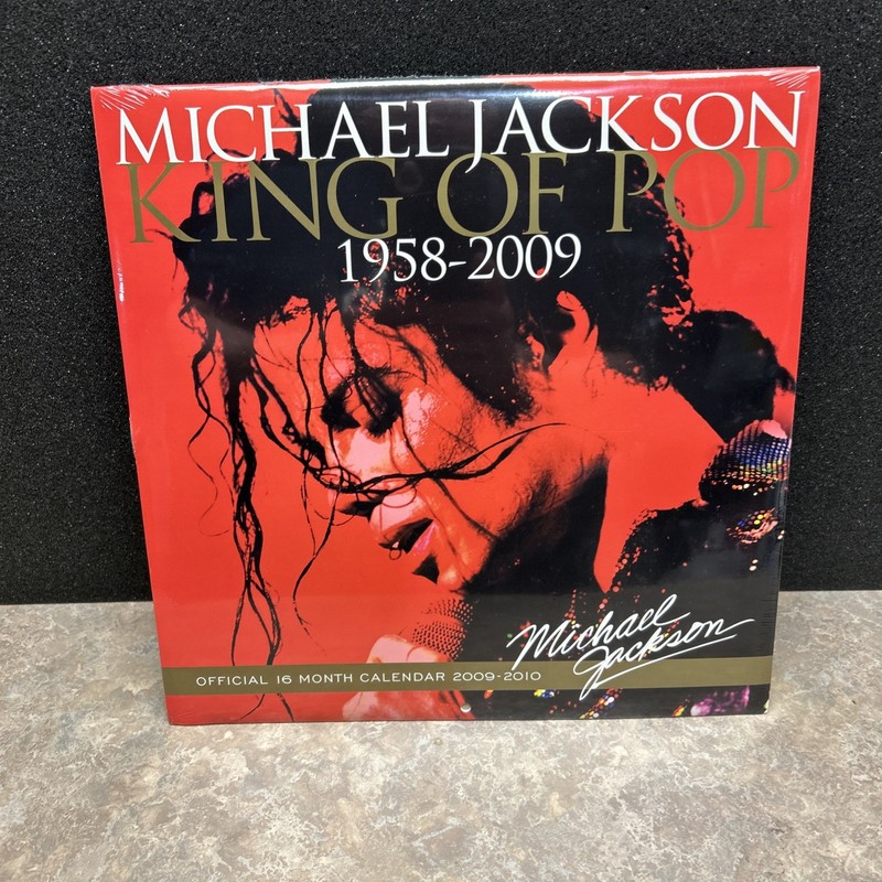 MICHAEL JACKSON, KING OF POP 1958-2009: OFFICIAL 16 MONTH By Browntrout Not open