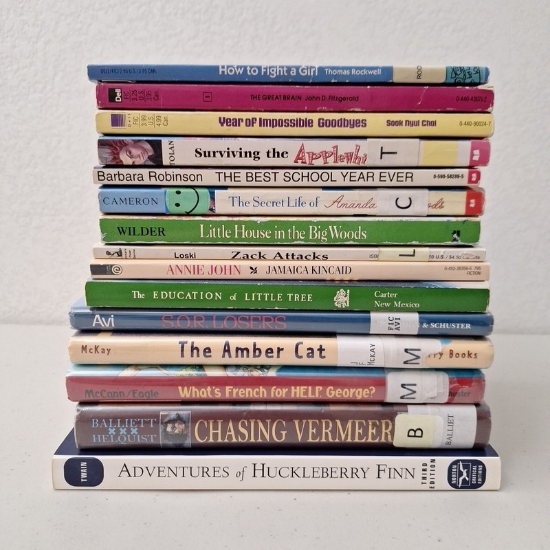 Lot of 15 Vintage YA Young Adult Books, Literature Coming of Age, Mixed Authors