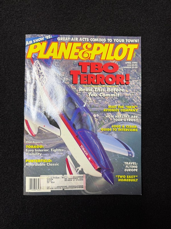 Plane & Pilot Magazine April 1992 Aviation Flying Aircraft GPS Air Show Vintage