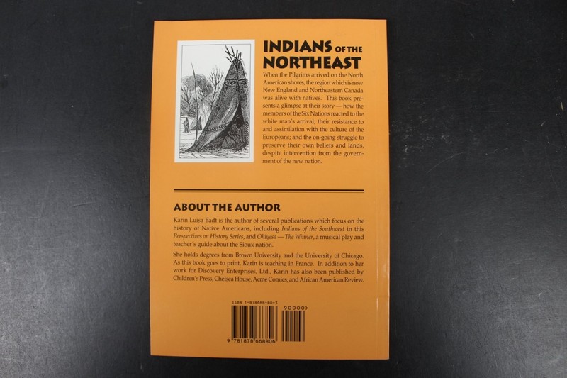 Indians of the Northeast Badt 1997 First Printing Native American History VG gallery