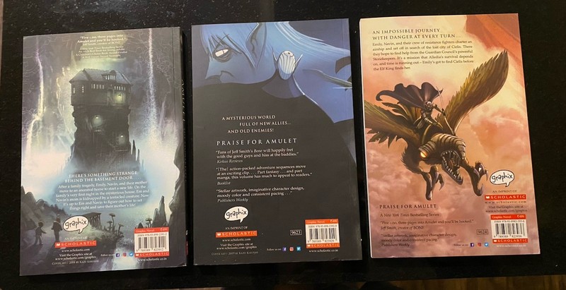 Amulet Books Volumes 1-9 Box Set by Kazu Kibuishi Complete Series Scholastic gallery