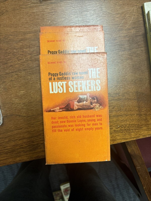 THE LUST SEEKERS 1964 PEGGY GADDIS RESTLESS LUSTY WOMAN