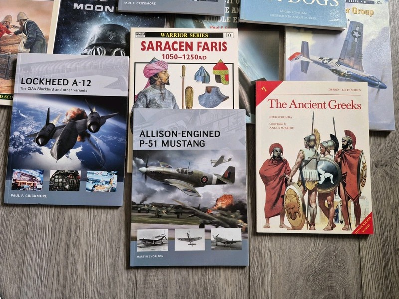 18 Osprey Military history illustrated paperback book LOT mixed series gallery