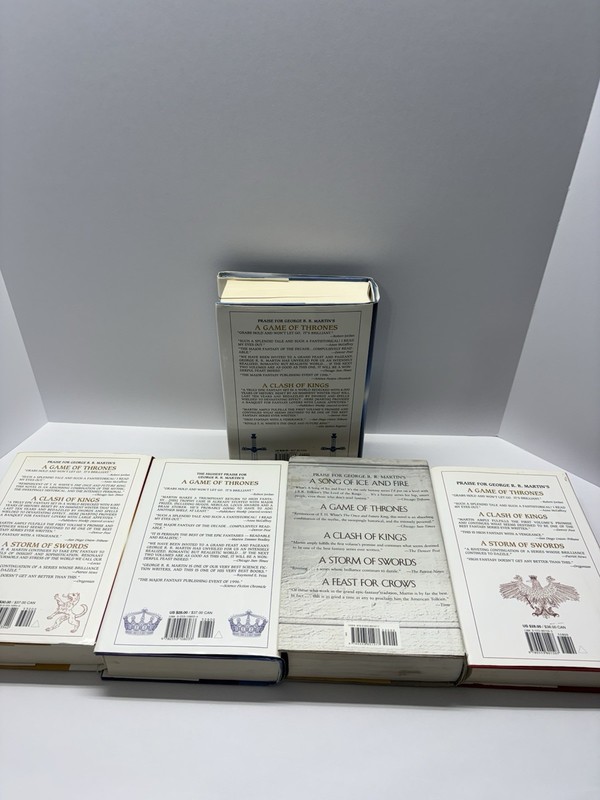 George R.R. Martin A Song of Ice and Fire Hardcover Lot 5 Books Game of Thrones gallery