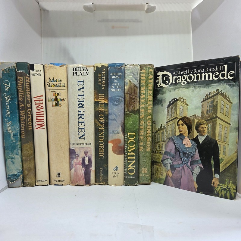 Old Vintage Hardcover Gothic Romance Books Lot – Holt Whitney Stewart Cookson