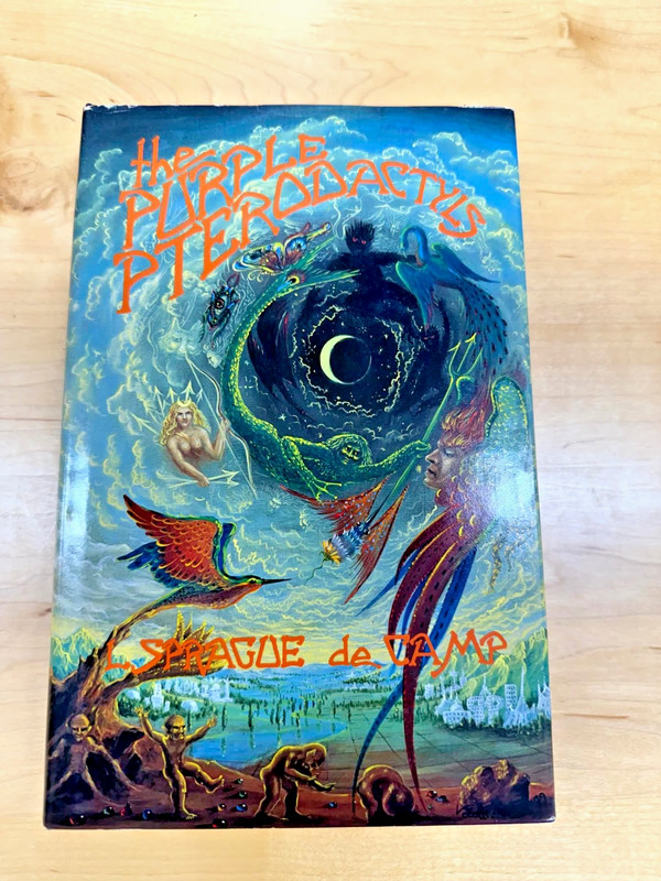 The Purple Pterodactyls-L Sprague de Camp 1ST ED Inscribed & Signed 1979