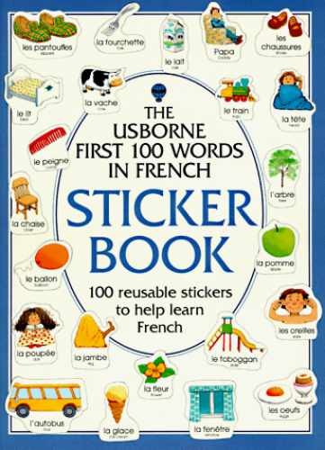 First One Hundred Words Sticker – Paperback, by Heather Amery – Very Good