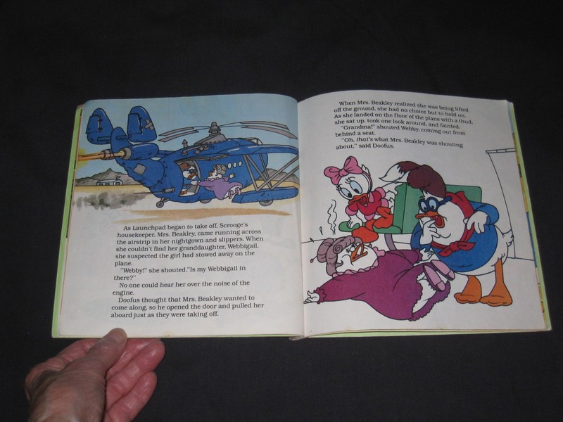 Big Little Golden Book Duck Tales The Road to Riches Series B gallery
