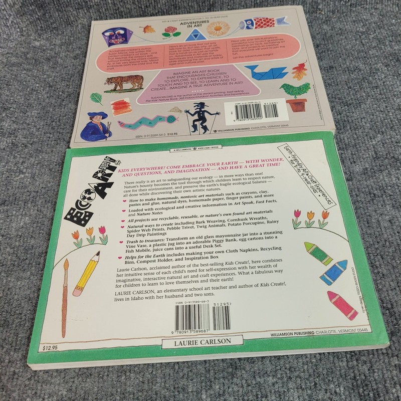 Williamson Kids Can! Books-EcoArt (3-9yo) & Adventures in Art(7-14yo) gallery