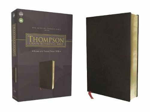 Nasb, Thompson Chain-Reference Bible, Bonded Leather, Black, Red Letter, 1977
