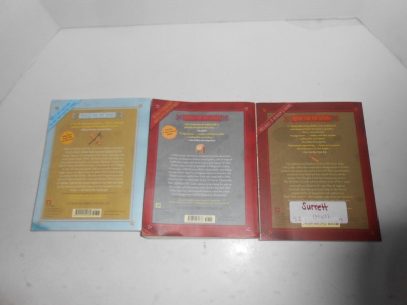 3 books in The Sister Grimm Series by Michael Buckley vol.1,5,9 gallery