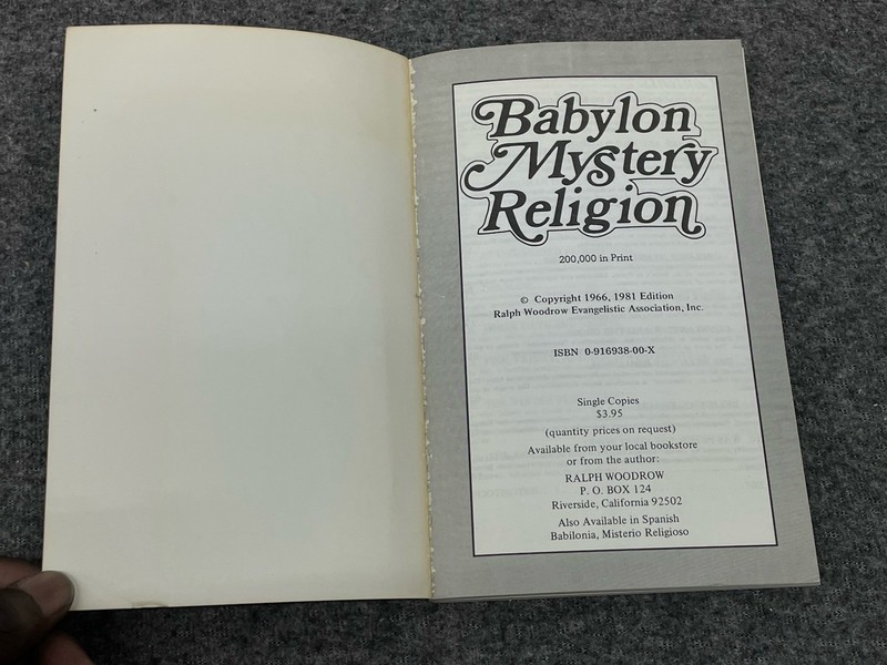 Babylon Mystery Religion: Ancient and Modern 1981 Edition by Ralph Woodrow gallery
