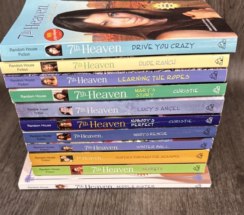 7th Heaven Book Lot Teen Y2k Based On Tv Show Set Of 11