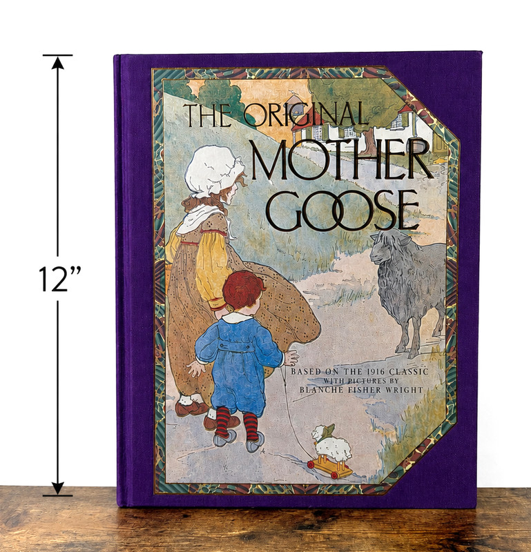 1992 Vintage Original Mother Goose Hardcover Book Blanche (USA – TARIFF FREE)