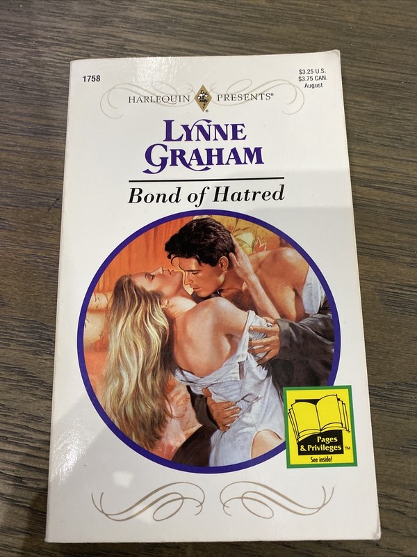 Bond of Hatred by Lynne Graham (1995, Mass Market)