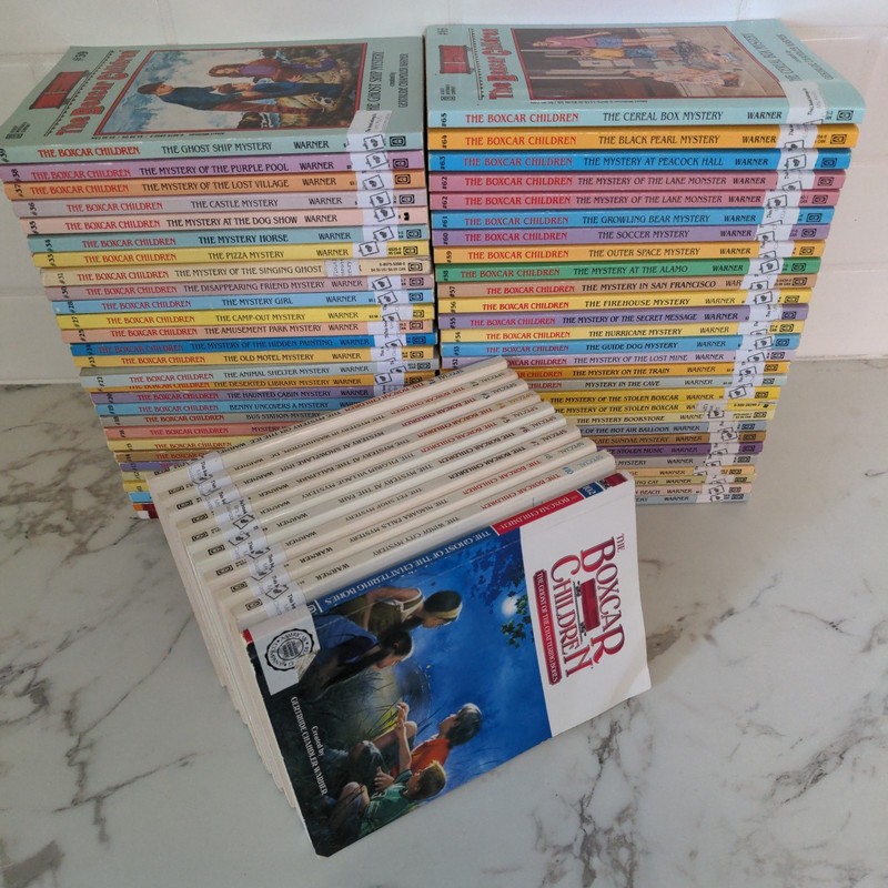 Boxcar Children Large 65 Book Lot Mixed #1-65 Specials Cookbook Warner