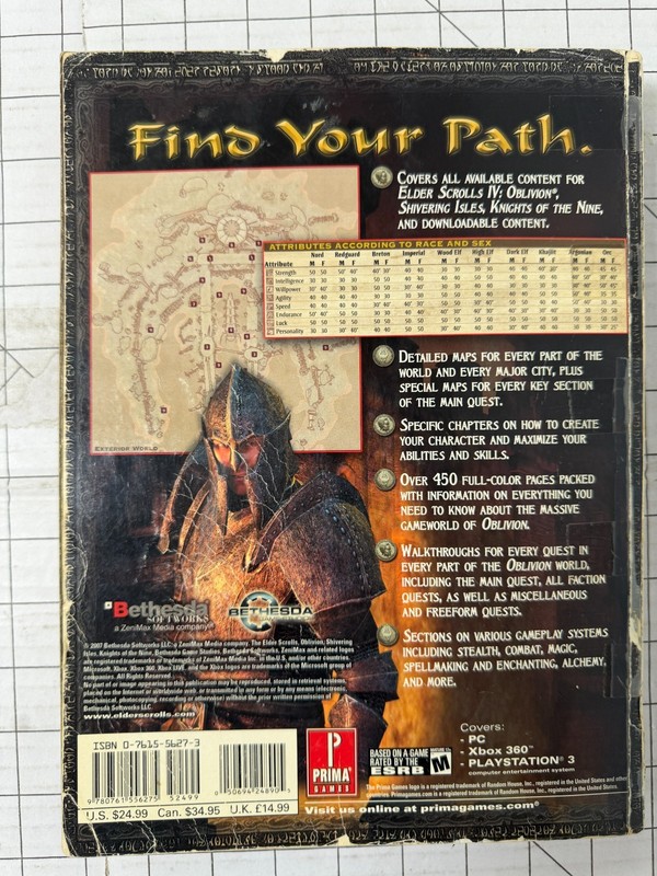 The Elder Scrolls IV: Oblivion Game of the Year Edition Official Game Guide PB gallery