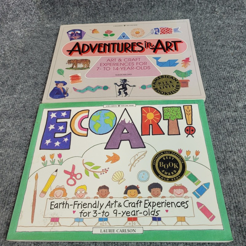 Williamson Kids Can! Books-EcoArt (3-9yo) & Adventures in Art(7-14yo)