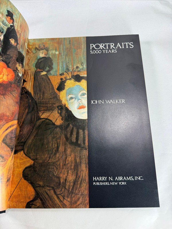 Portraits 5,000 Years John Walker Hardcover Art History Museum Book - HC/DJ gallery